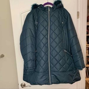 Details Intl. Hooded Puffer Coat Blue Very Warm
